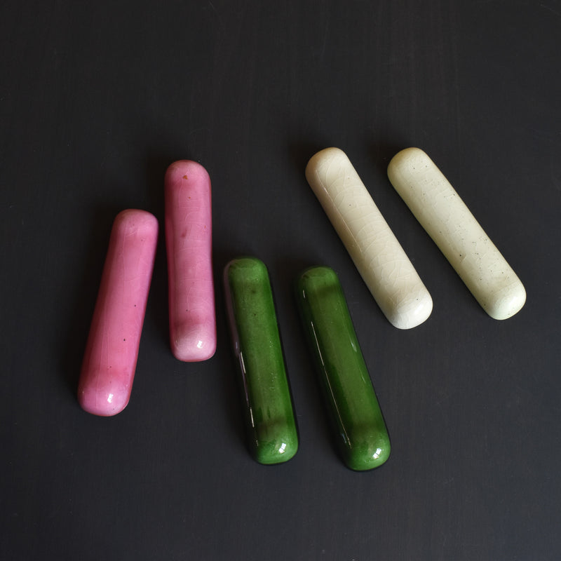 ヴィンテージ ナイフレスト 陶器 6点セット