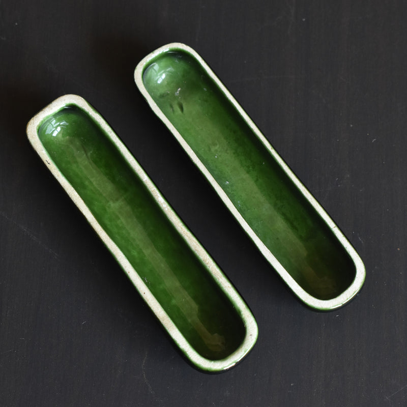 ヴィンテージ ナイフレスト 陶器 6点セット