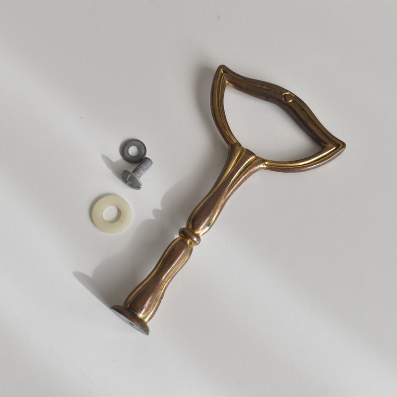 Vintage Cheese Plate with Handle Gien Cachemire