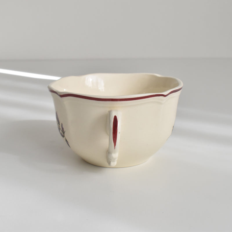 Vintage Chocolate Cup, Digoin & Sarreguemines, Agreste (A)