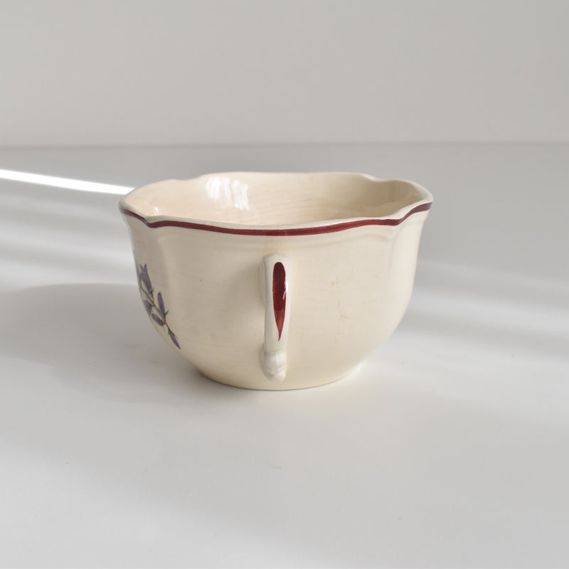 Vintage Chocolate Cup Digoin & Sarreguemines Agreste B