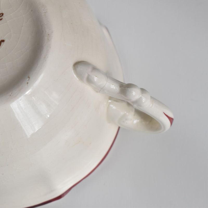 Vintage Chocolate Cup Digoin & Sarreguemines Agreste B