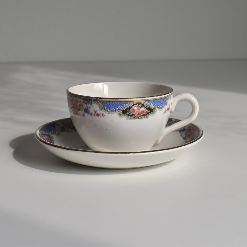 Vintage Cup & Saucer Digoin & Sarreguemines 4027 A