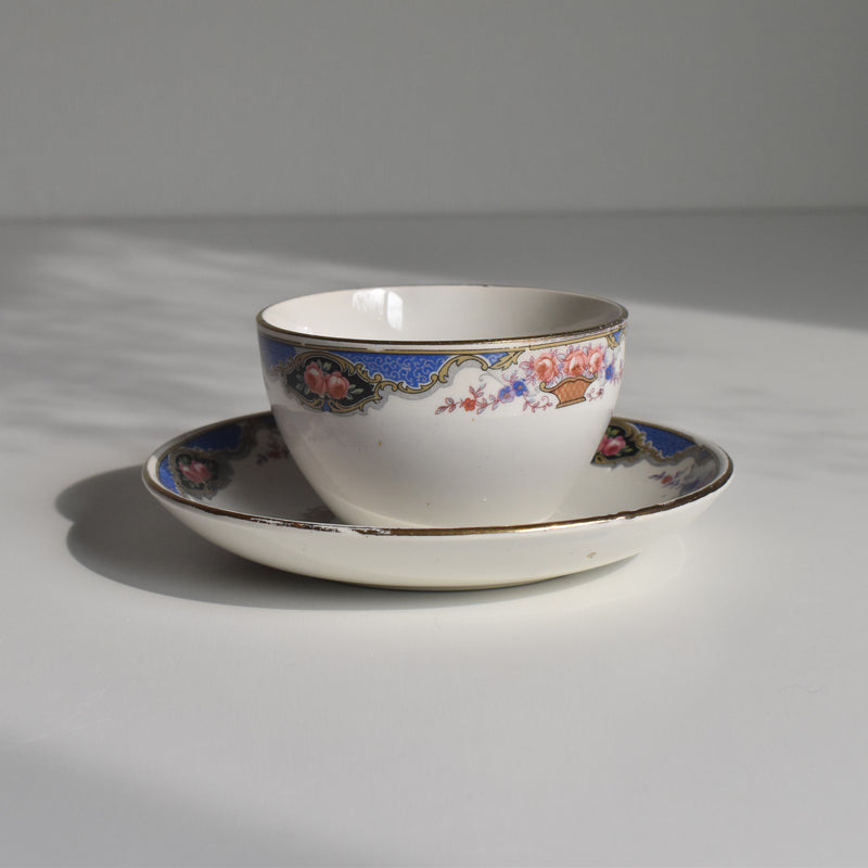 Vintage Cup & Saucer Digoin & Sarreguemines 4027 A