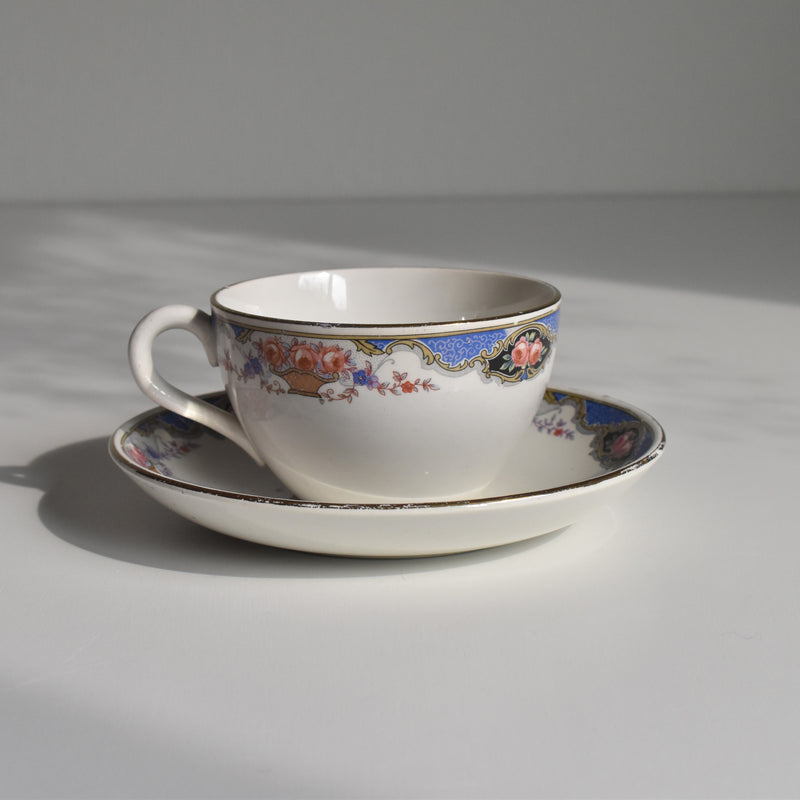 Vintage Cup & Saucer Digoin & Sarreguemines 4027 A
