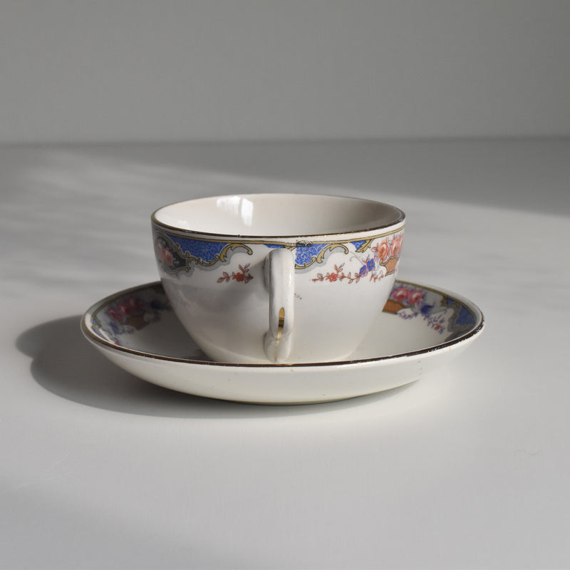Vintage Cup & Saucer Digoin & Sarreguemines 4027 A