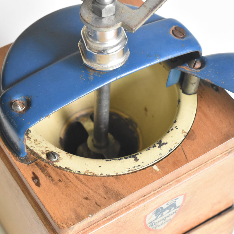 Vintage Coffee Grinder Peugeot Blue A