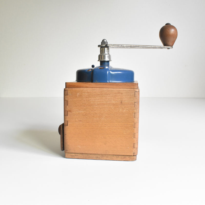 Vintage Coffee Grinder Peugeot Blue A