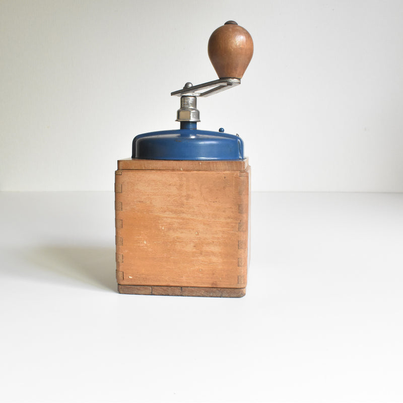 Vintage Coffee Grinder Peugeot Blue A