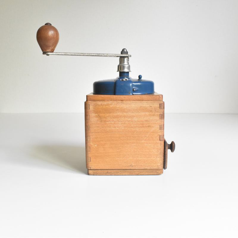 Vintage Coffee Grinder Peugeot Blue A