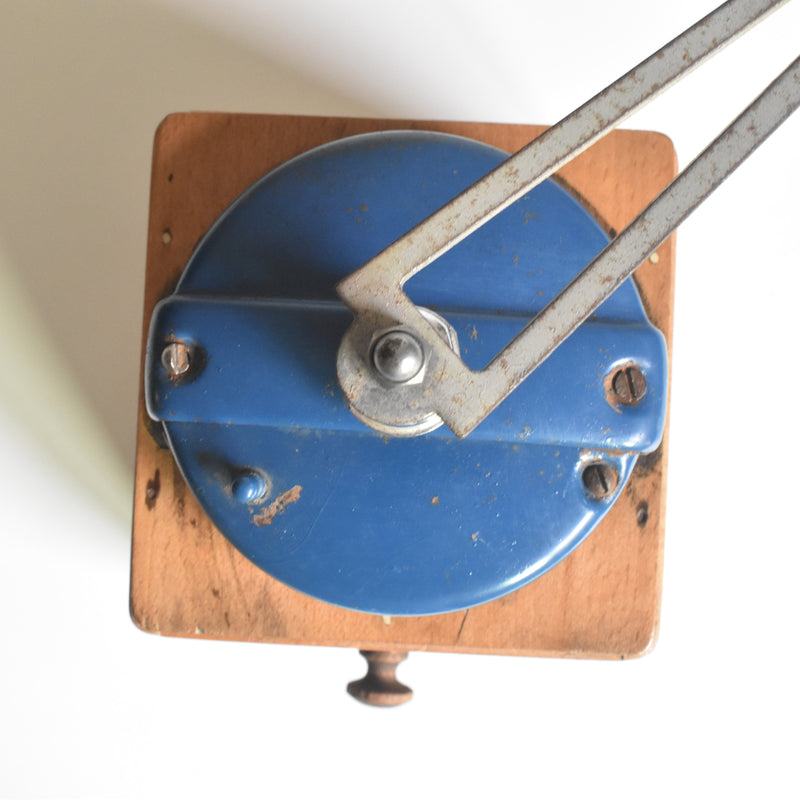 Vintage Coffee Grinder Peugeot Blue A
