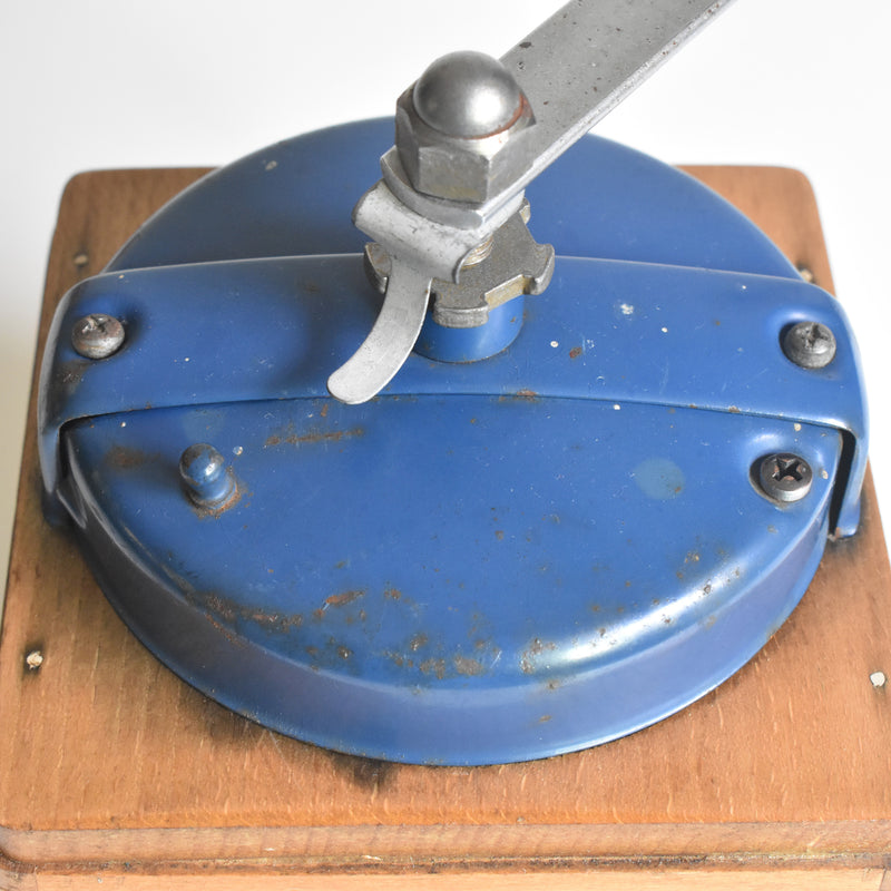 Vintage Coffee Mill Peugot Blue B