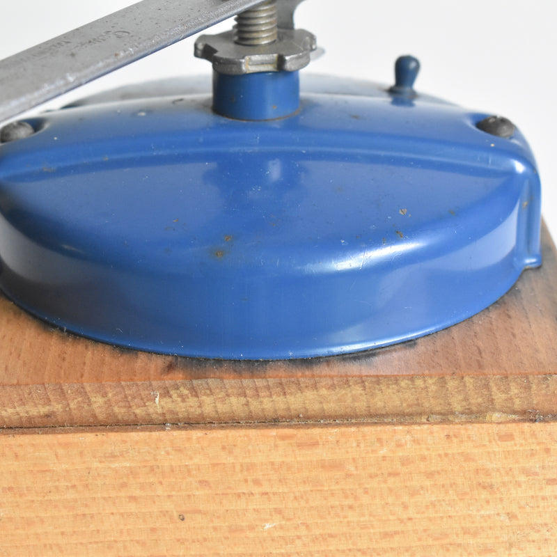 Vintage Coffee Mill Peugot Blue B