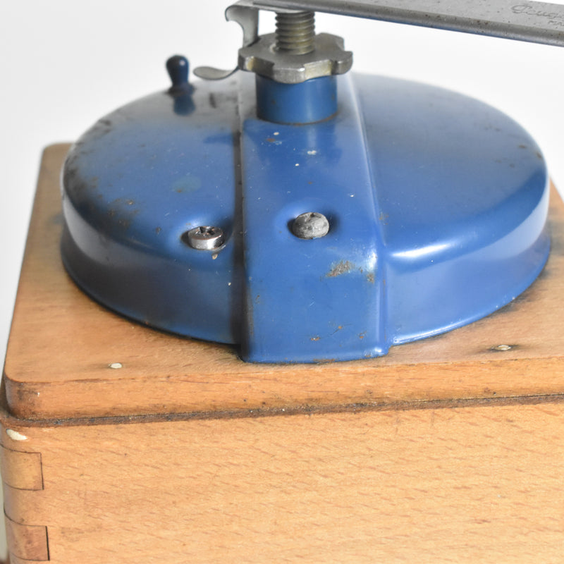 Vintage Coffee Mill Peugot Blue B