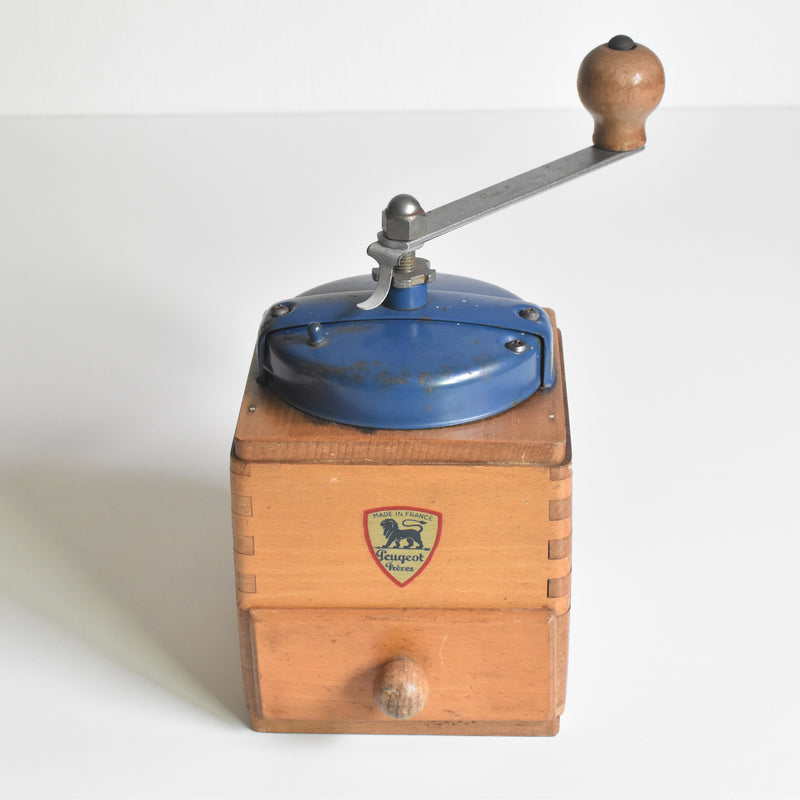 Vintage Coffee Mill Peugot Blue B