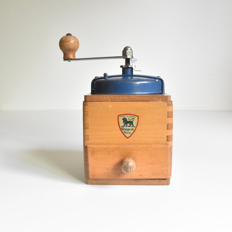 Vintage Coffee Mill Peugot Blue B