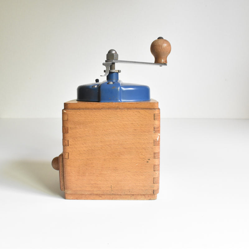 Vintage Coffee Mill Peugot Blue B