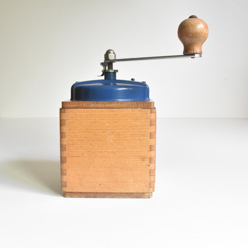 Vintage Coffee Mill Peugot Blue B