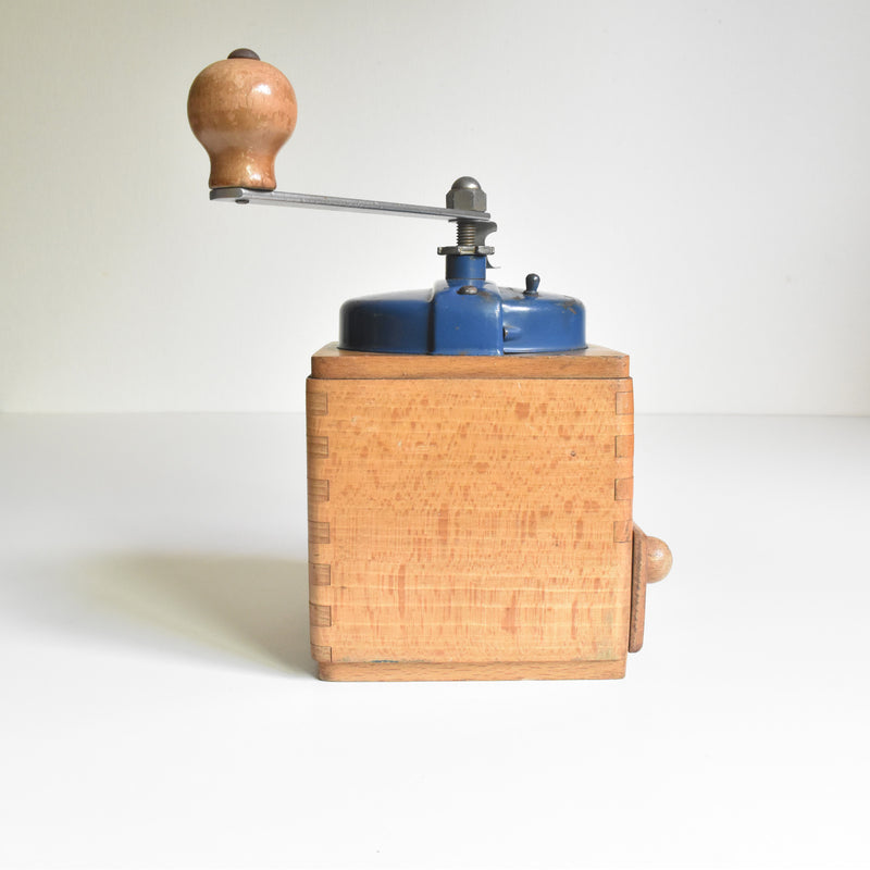 Vintage Coffee Mill Peugot Blue B