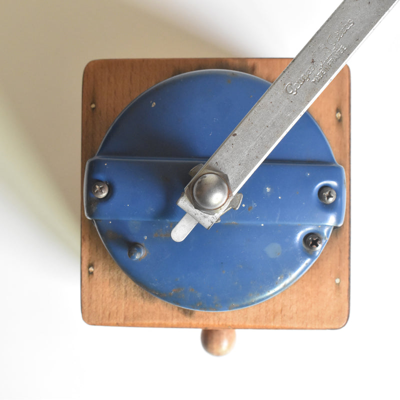 Vintage Coffee Mill Peugot Blue B