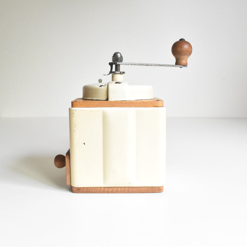 Vintage Coffee Grinder Peugeot Cream