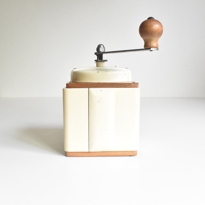 Vintage Coffee Grinder Peugeot Cream