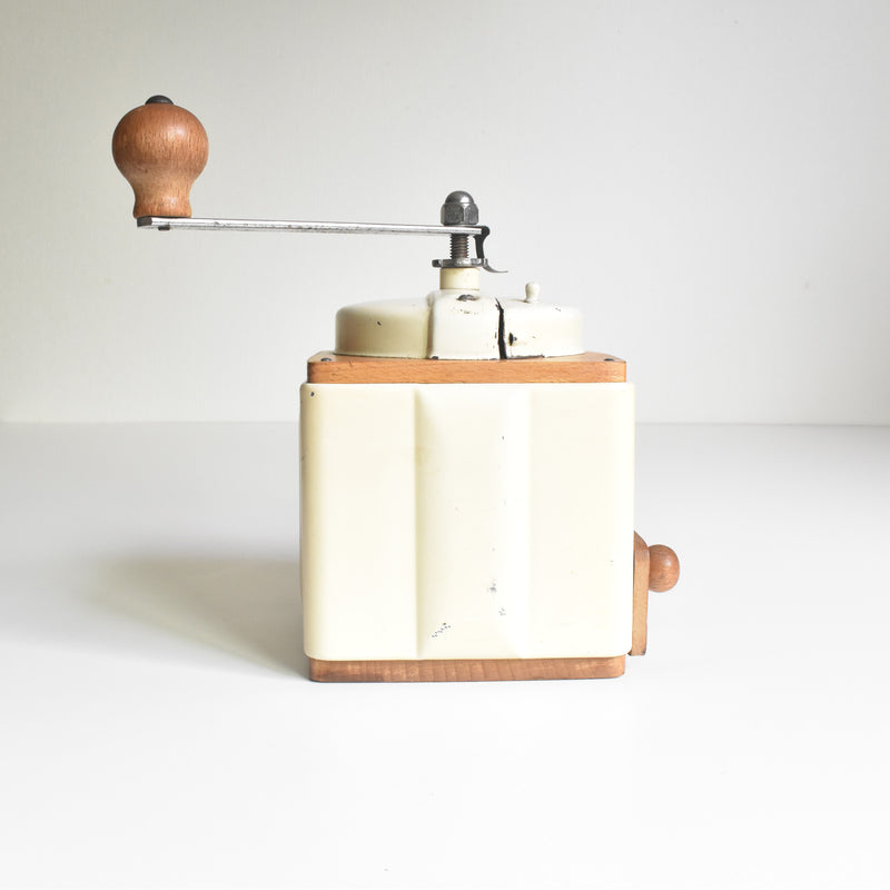 Vintage Coffee Grinder Peugeot Cream