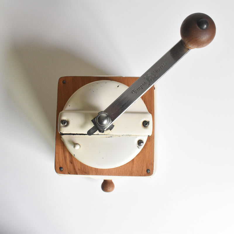 Vintage Coffee Grinder Peugeot Cream
