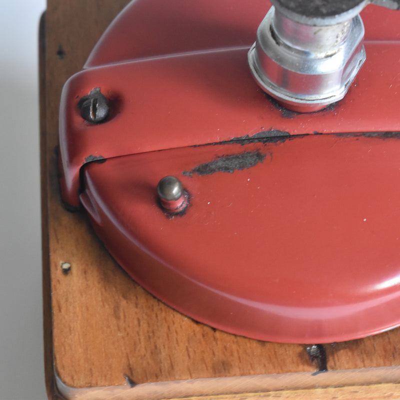 Vintage Coffee Grinder Peugeot Red