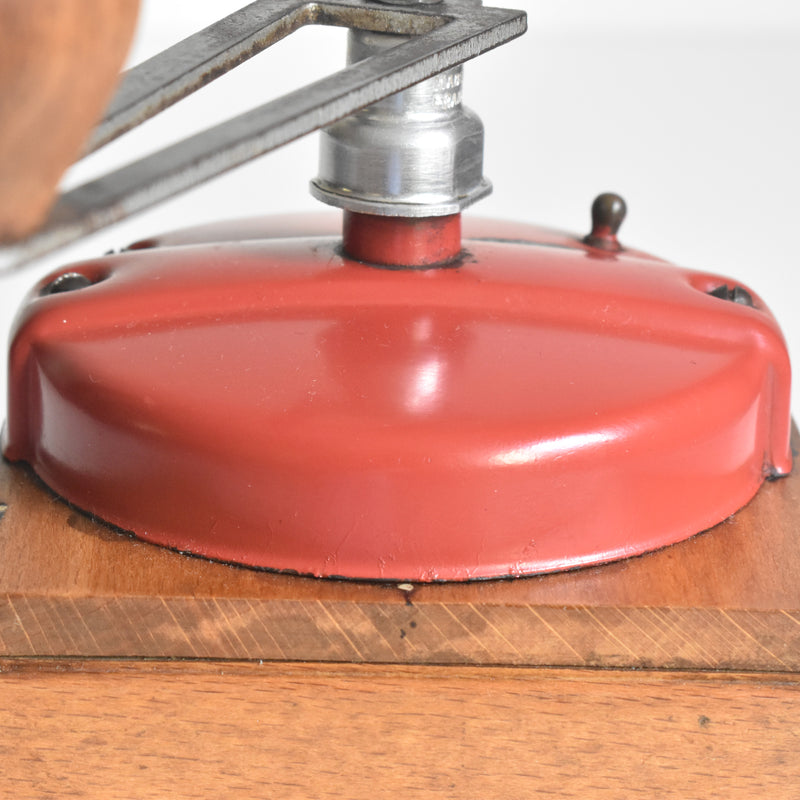 Vintage Coffee Grinder Peugeot Red