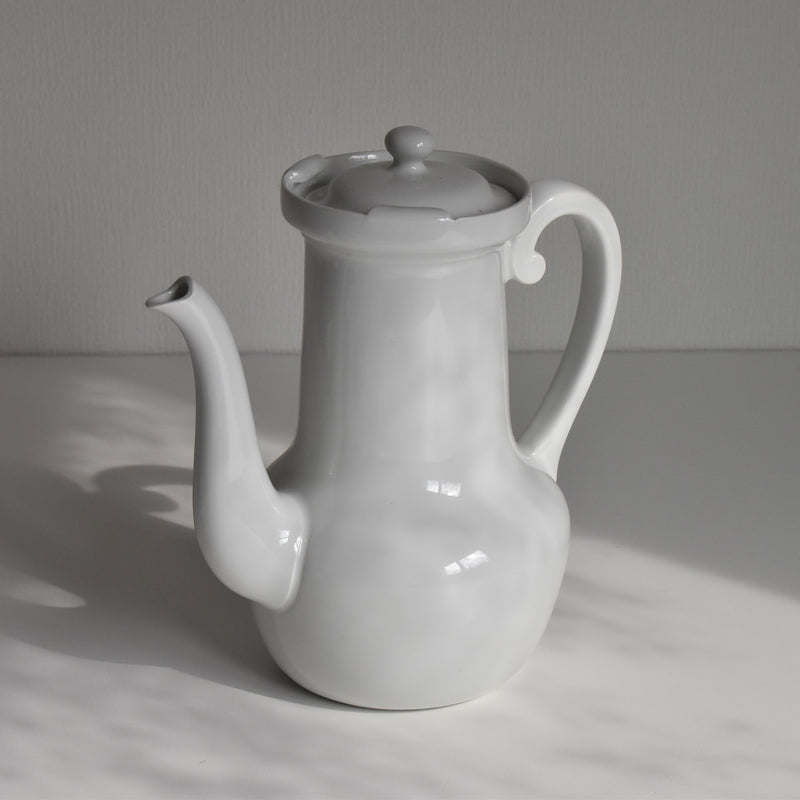Antique Coffee Pot Limoges Aluminite Frugier