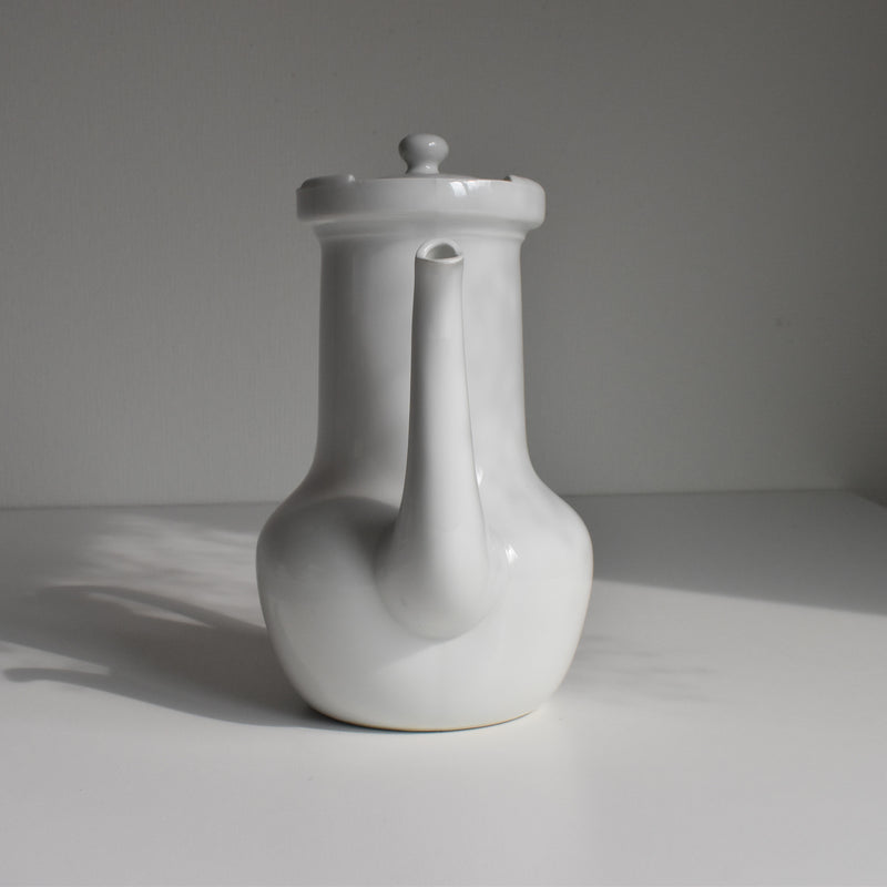 Antique Coffee Pot Limoges Aluminite Frugier