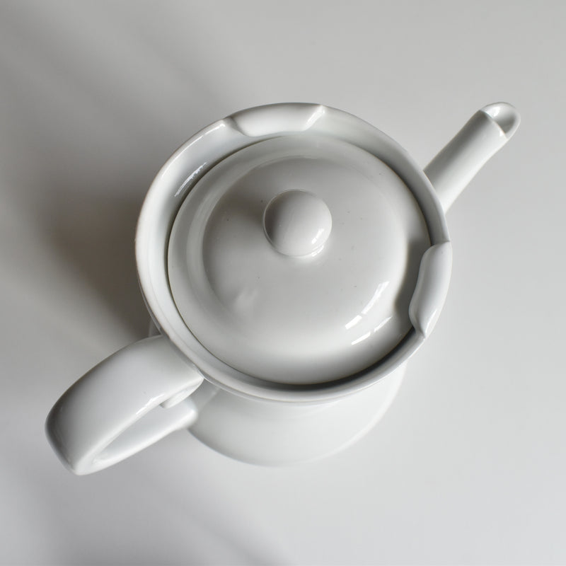 Antique Coffee Pot Limoges Aluminite Frugier