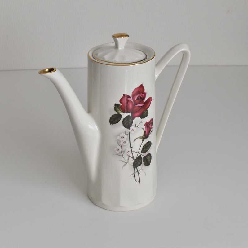 Vintage Digoin & Sarreguemines Hardy Coffee Pot