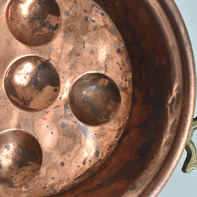 Vintage Copper Escargot Pan