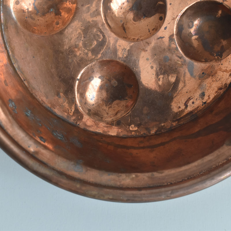 Vintage Copper Escargot Pan