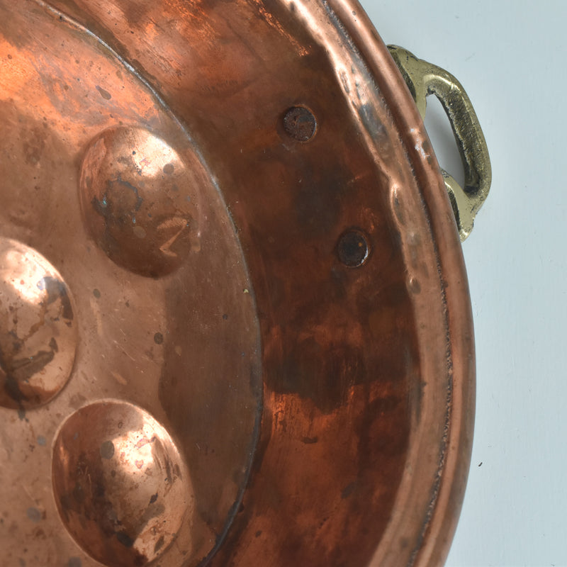 Vintage Copper Escargot Pan