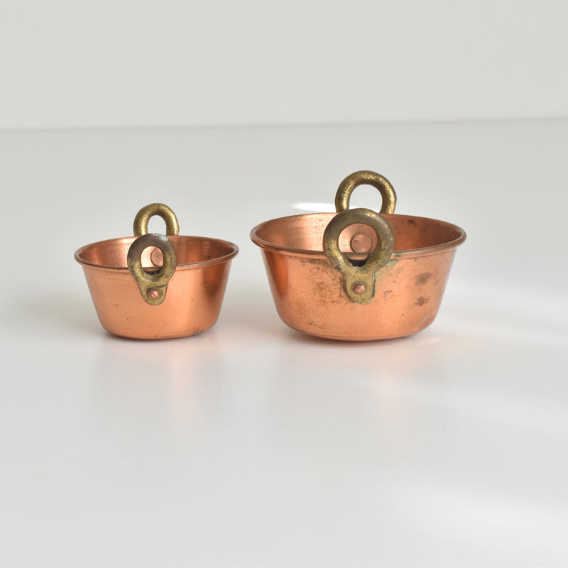 ヴィンテージコッパー スモールボウル 2点セット