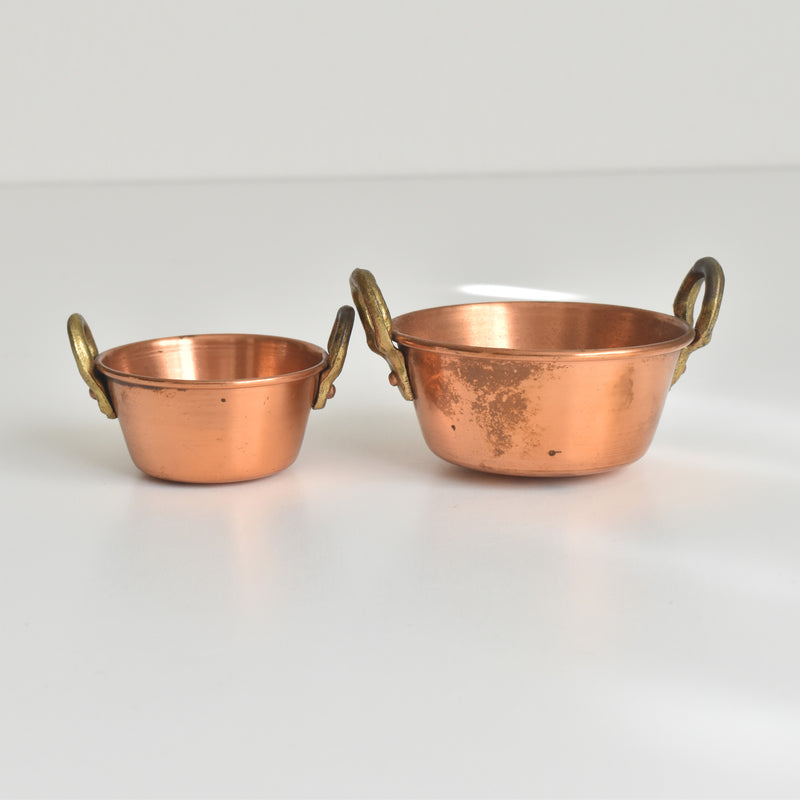 ヴィンテージコッパー スモールボウル 2点セット