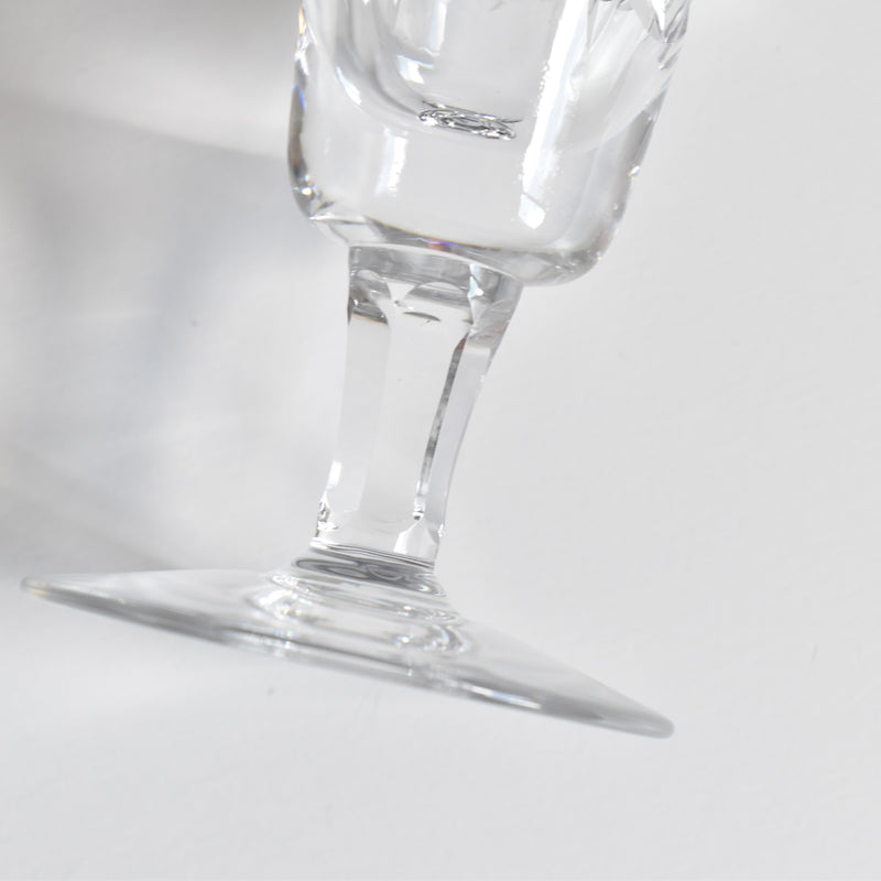 Vintage Crystal Glass Champagne Glass Cristal de Lorraine