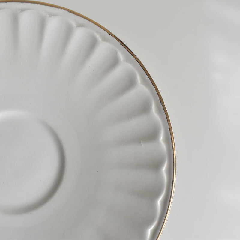 Vintage Coffee Cup & Saucer Digoin & Sarreguemines Hardy A
