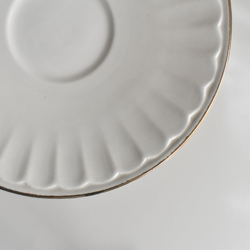 Vintage Coffee Cup & Saucer Digoin & Sarreguemines Hardy A