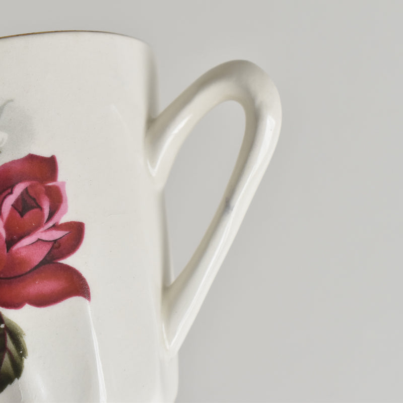 Vintage Coffee Cup & Saucer Digoin & Sarreguemines Hardy A