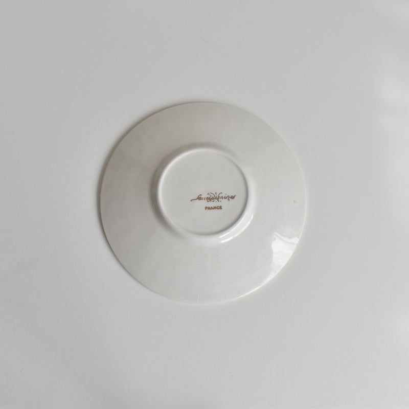 Vintage Coffee Cup & Saucer Digoin & Sarreguemines Hardy B