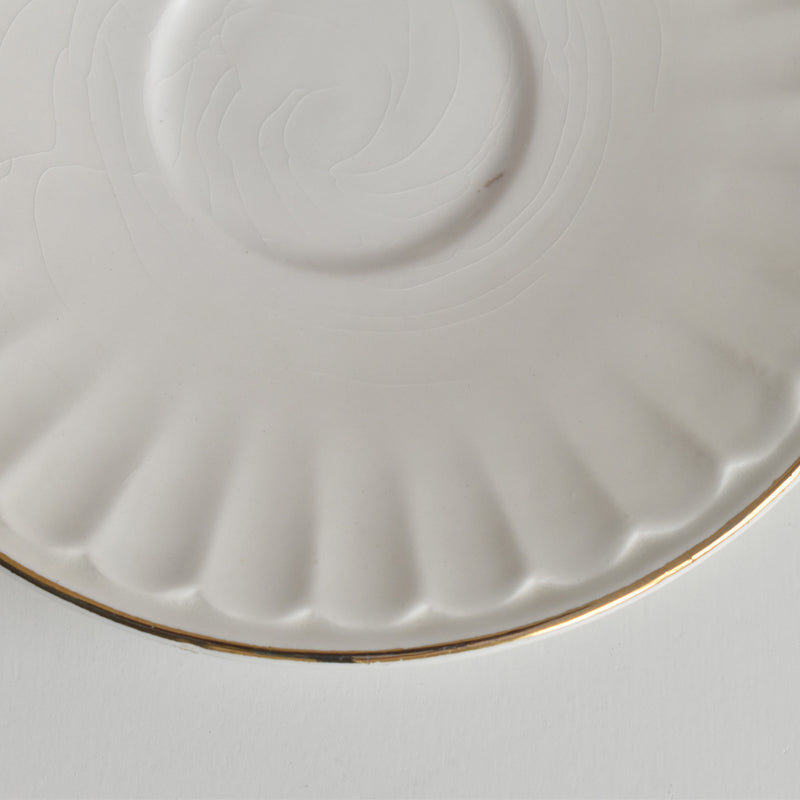 Vintage Coffee Cup & Saucer Digoin & Sarreguemines Hardy B