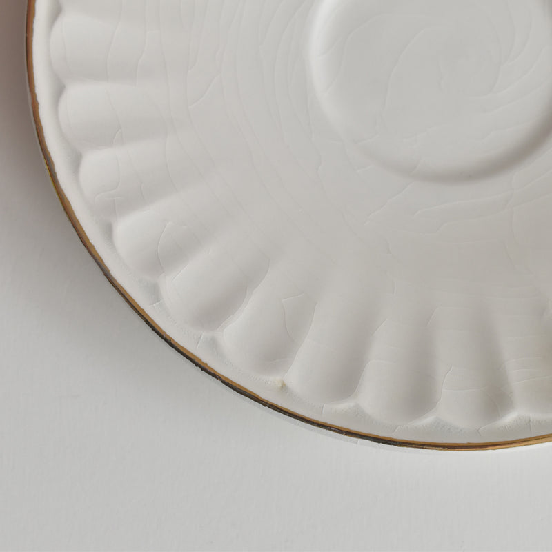 Vintage Coffee Cup & Saucer Digoin & Sarreguemines Hardy B