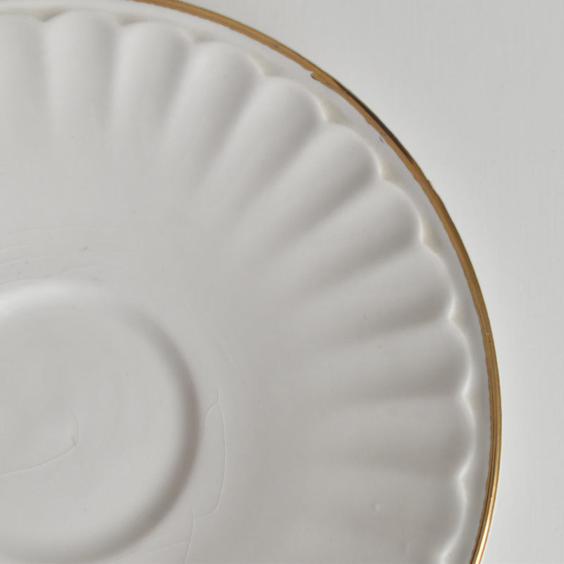 Vintage Coffee Cup & Saucer Digoin & Sarreguemines Hardy C