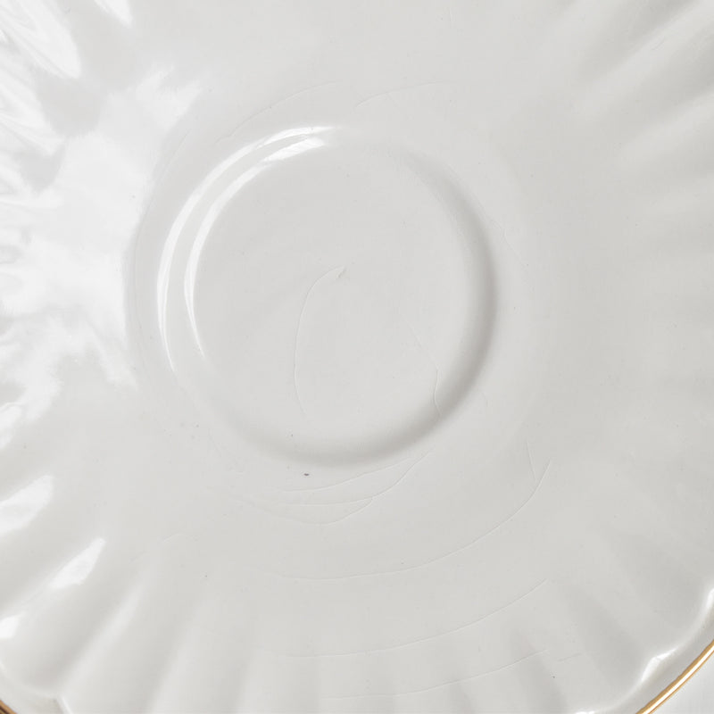 Vintage Coffee Cup & Saucer Digoin & Sarreguemines Hardy C