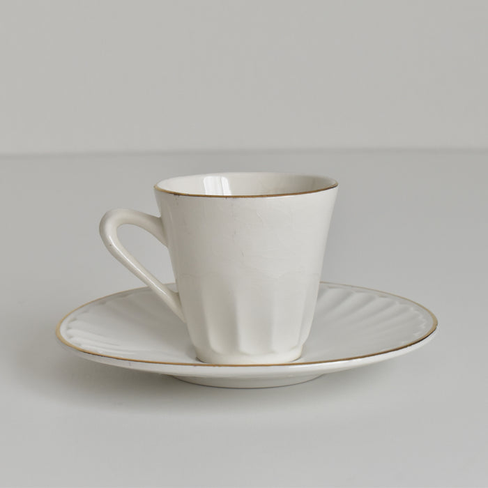 ヴィンテージコーヒーカップ＆ソーサー ディゴワン＆サルグミンヌ Hardy C