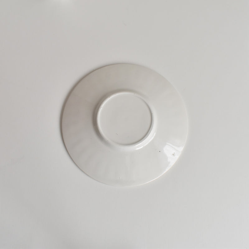 Vintage Coffee Cup & Saucer Digoin & Sarreguemines Hardy D